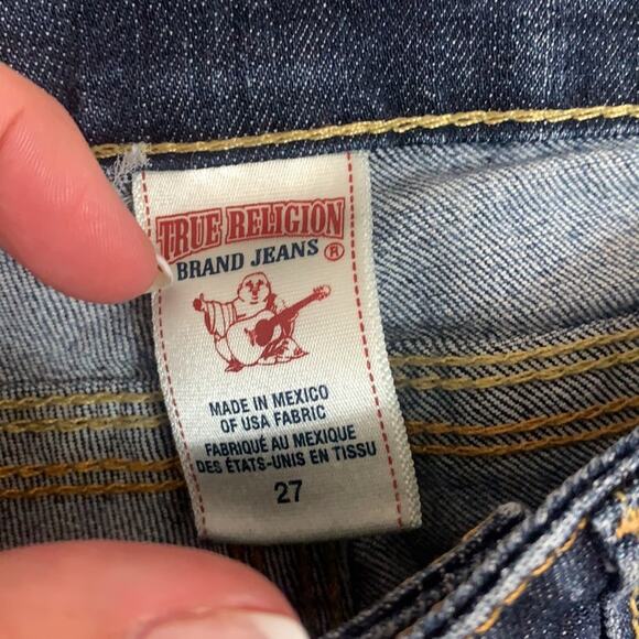 True Religion Back Flap Pocket Skinny Jeans - Picture 2 of 7